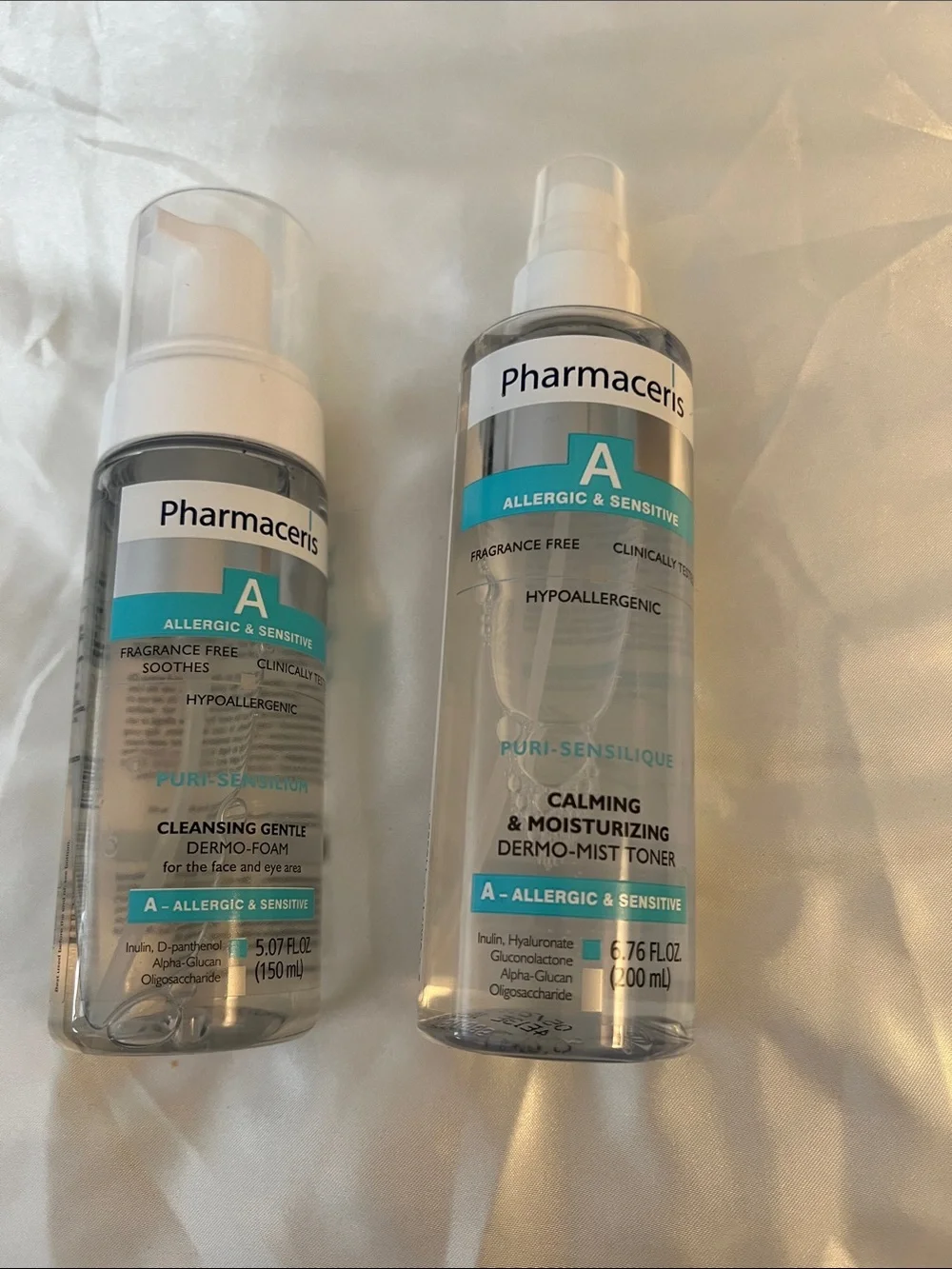 Pharmaceris A allergic & sensitive Duo / Cleansinf Gentle Foam and Dermo Toner
